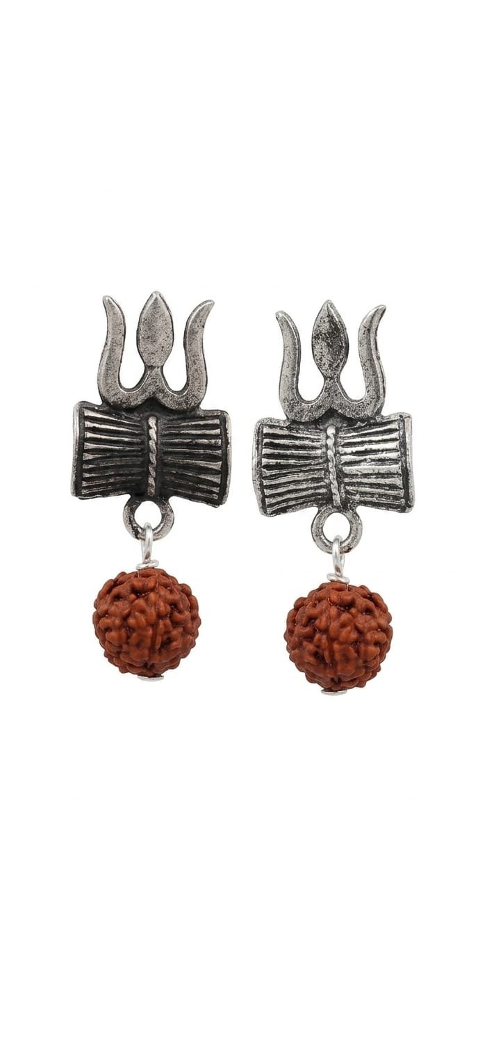Trishul Damarukam Earrings