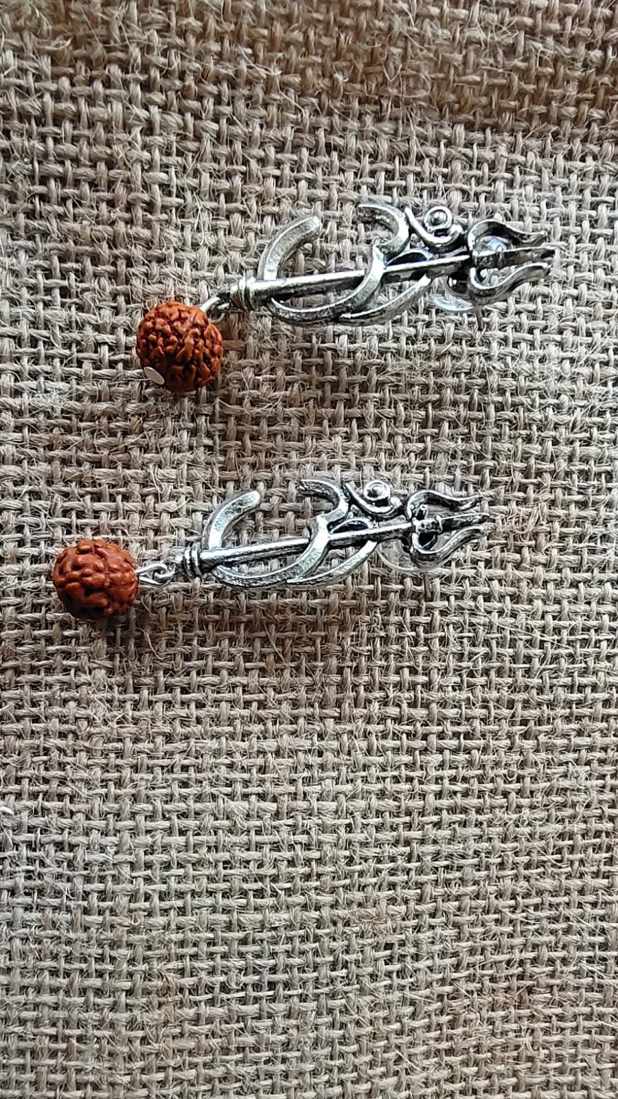 Om Trishul Small Butta